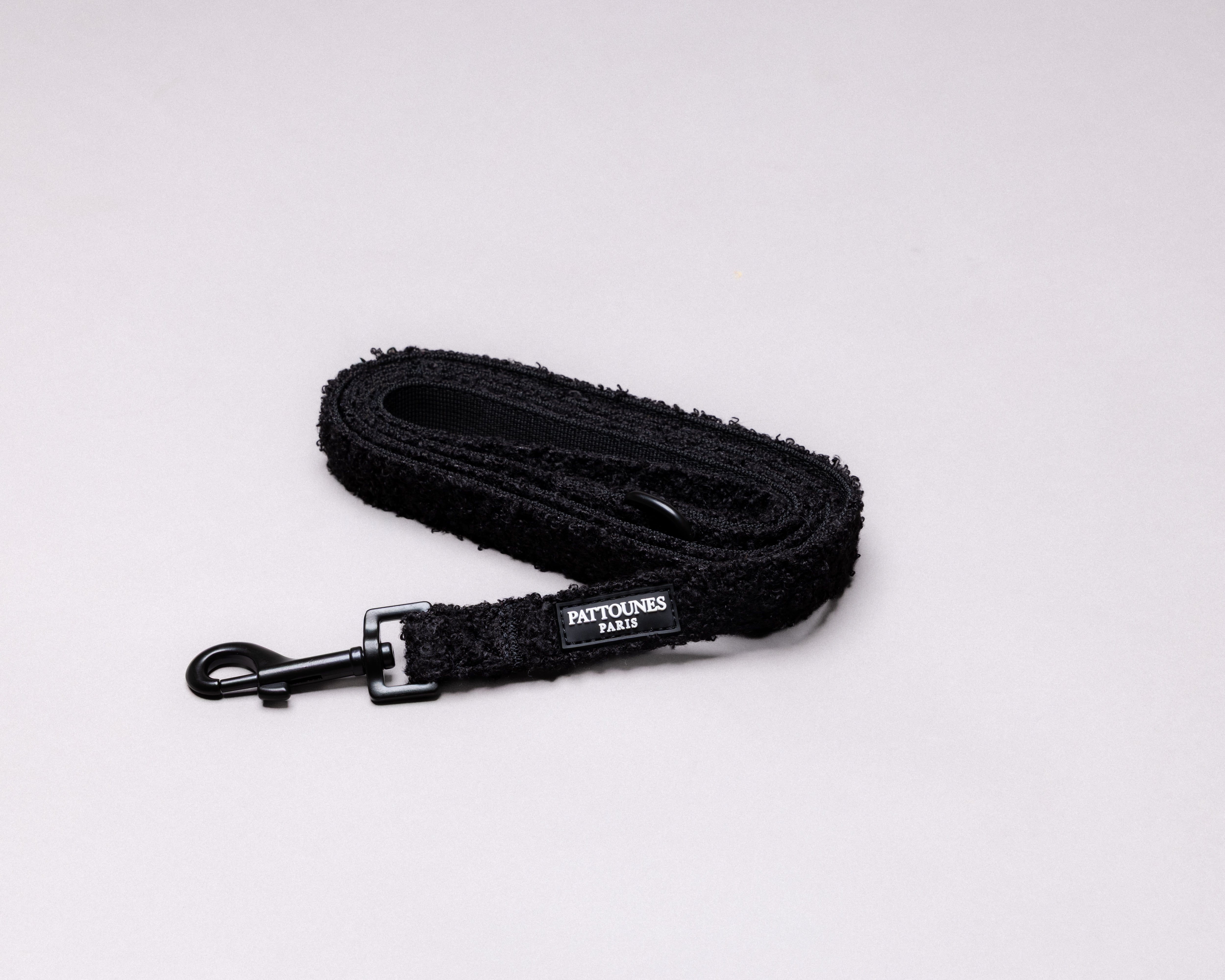 Laisse bouclette  — Noir